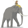 Elephant And Rider Clip Art